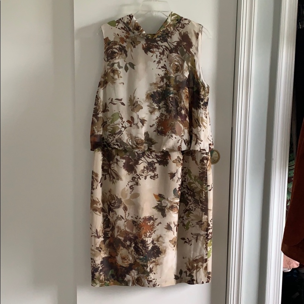 Jones New York blouson sleeveless dress - size 14